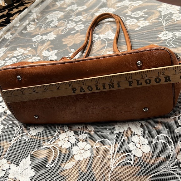 Etienne Aigner Women’s Shoulder Bag Brown Leather Purse Corporate Handbag - Picture 7 of 16